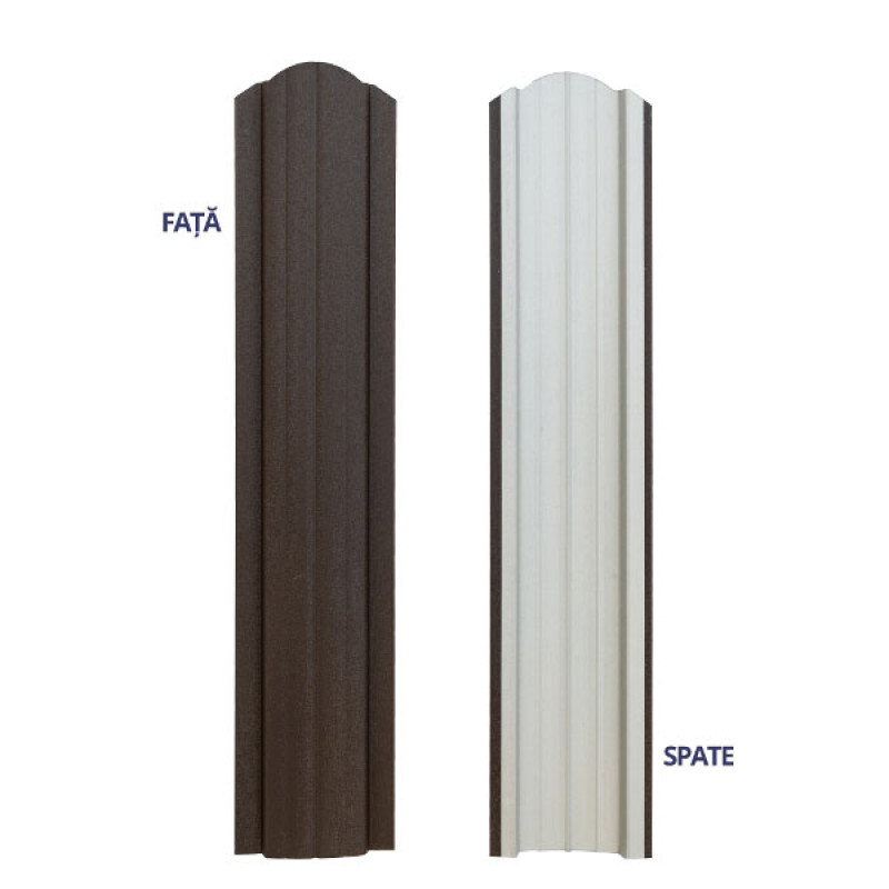 Șipcă Metalică P23 - 8019 MAT